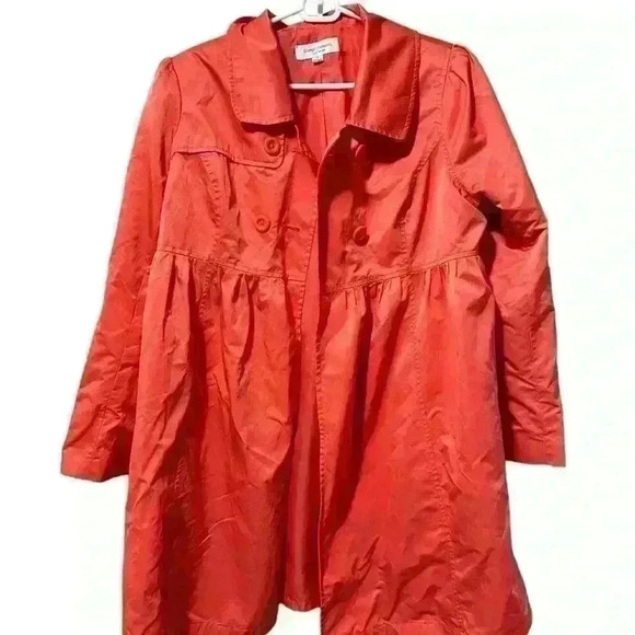 Liz Lange Maternity Red Coat - Picture 1 of 4